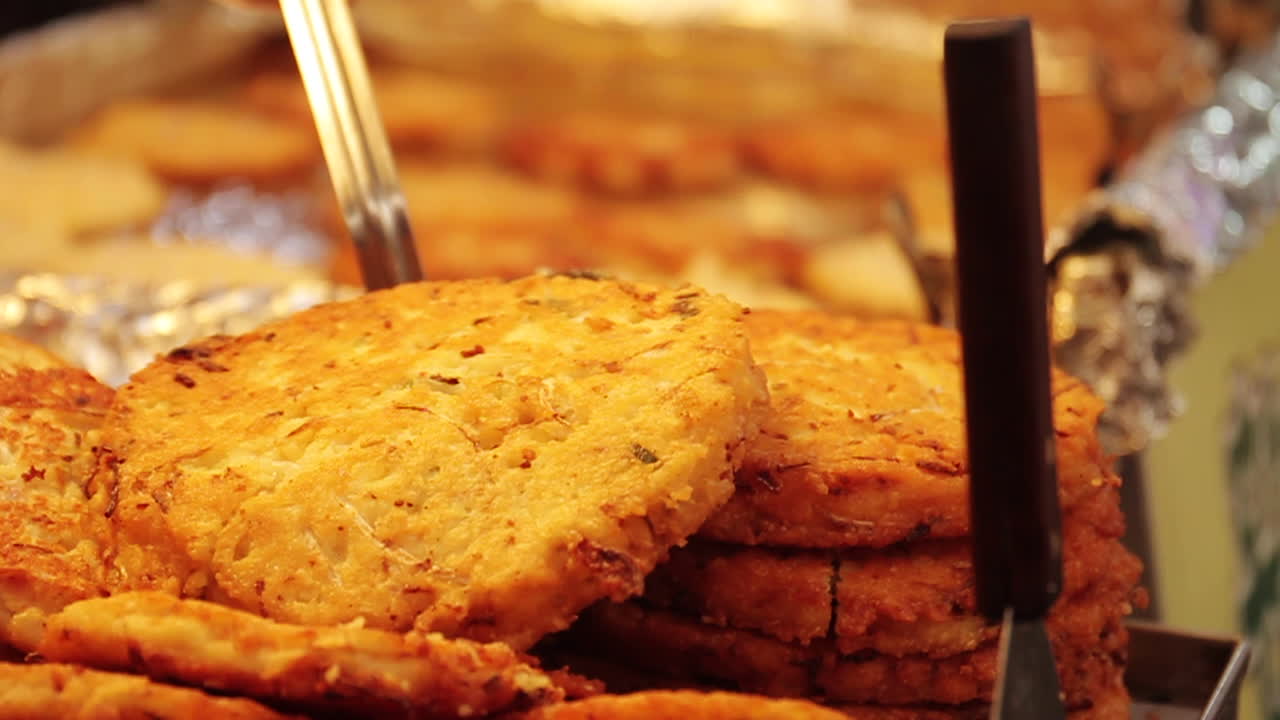 Fried Korean Food Being Prepared