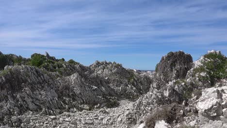 El-Extraño-Paisaje-Rocoso-Y-Destrozado-Cerca-Del-Océano-Es-El-Hogar-De-Las-Gaviotas