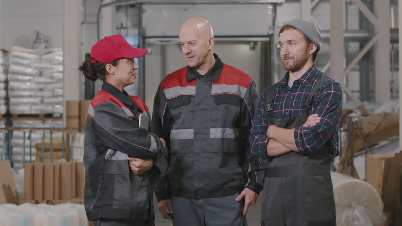 Portrait Of Factory Workers