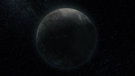 a single planet in a dark galaxy