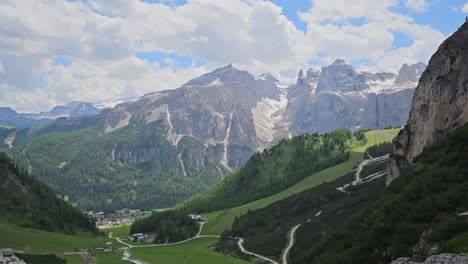 picturesque valley in the italian dolomites