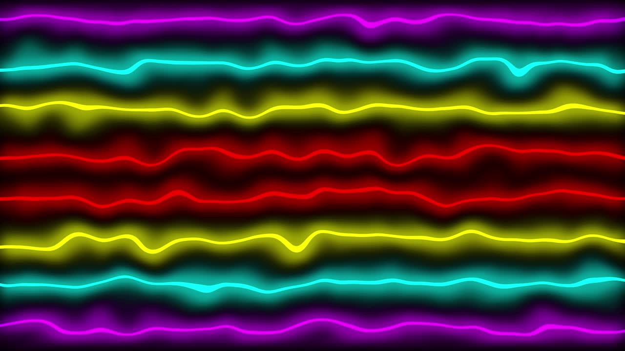 Neon line illumination animation motion graphics