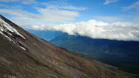 en las nubes cerca de osorno
