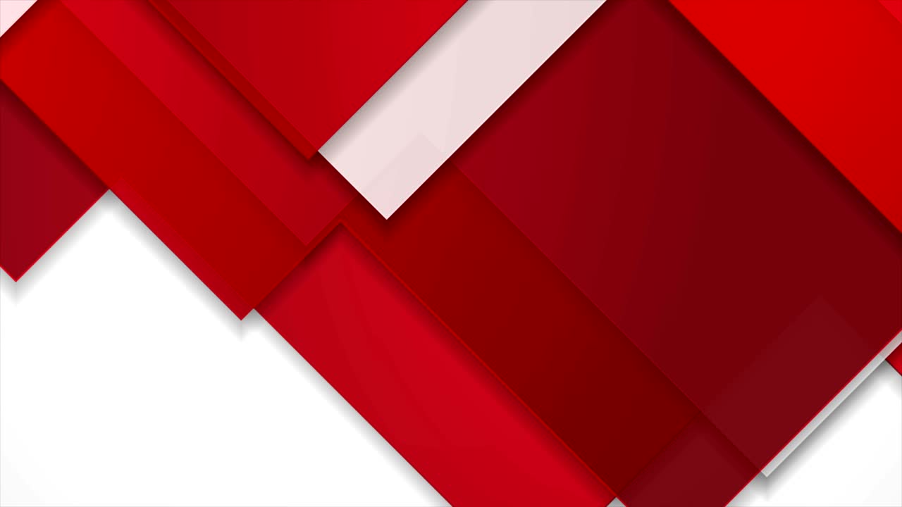 Red grey tech corporate material geometric video animation