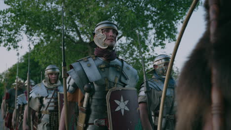 roman legion in formation