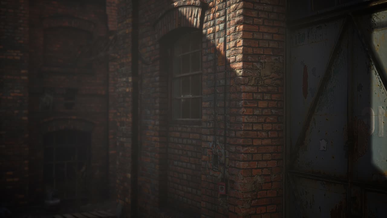 코로나바이러스 코로나19 전염병으로 인해 버려진 공장이 비어 있습니다.