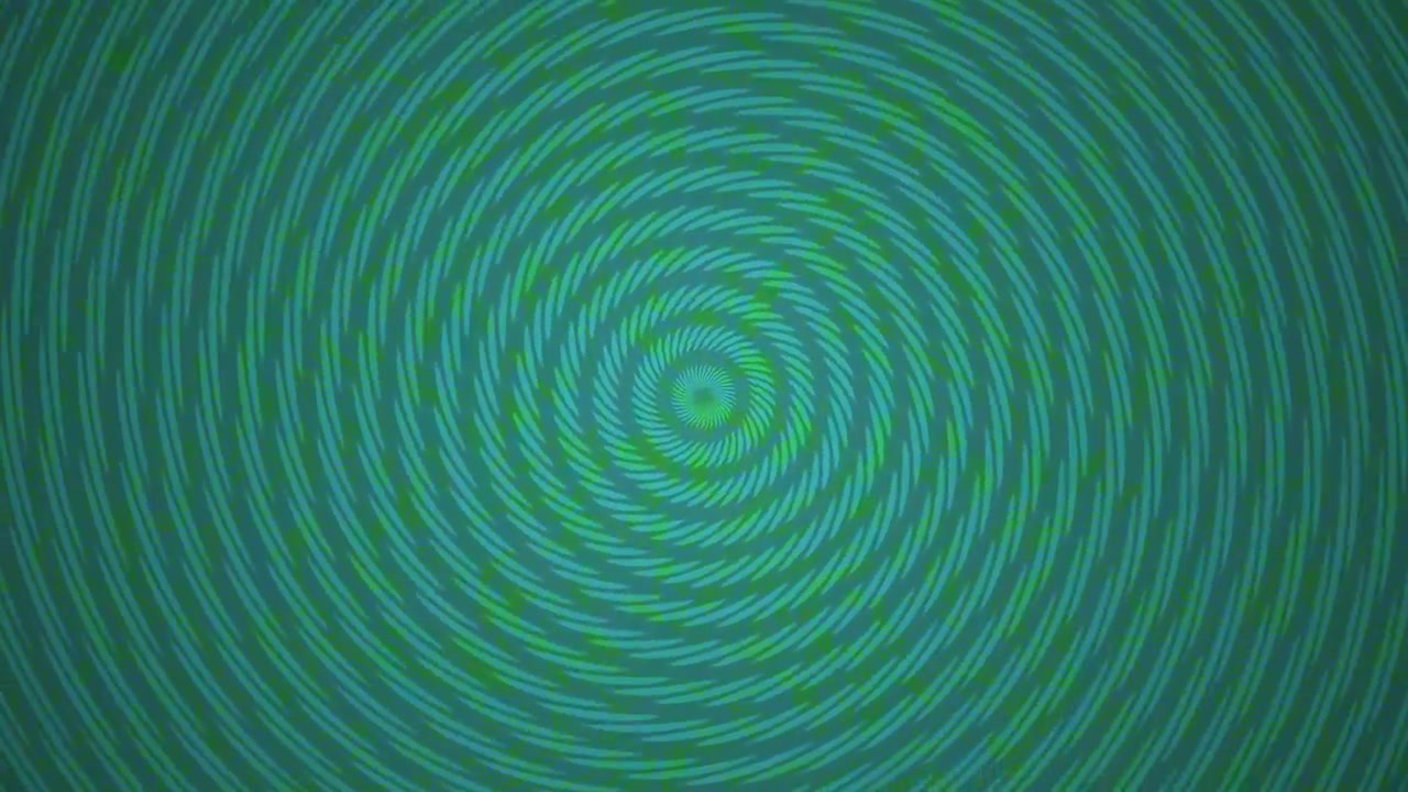 Abstract Green Spiral Motion Background