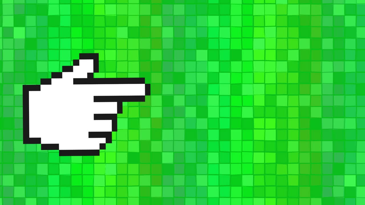 Pointing finger icon