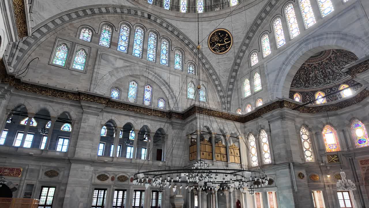 Interiør af en moské