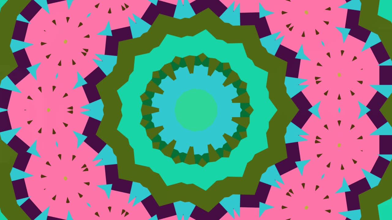 patrones de secuencia de caleidoscopio abstractos.