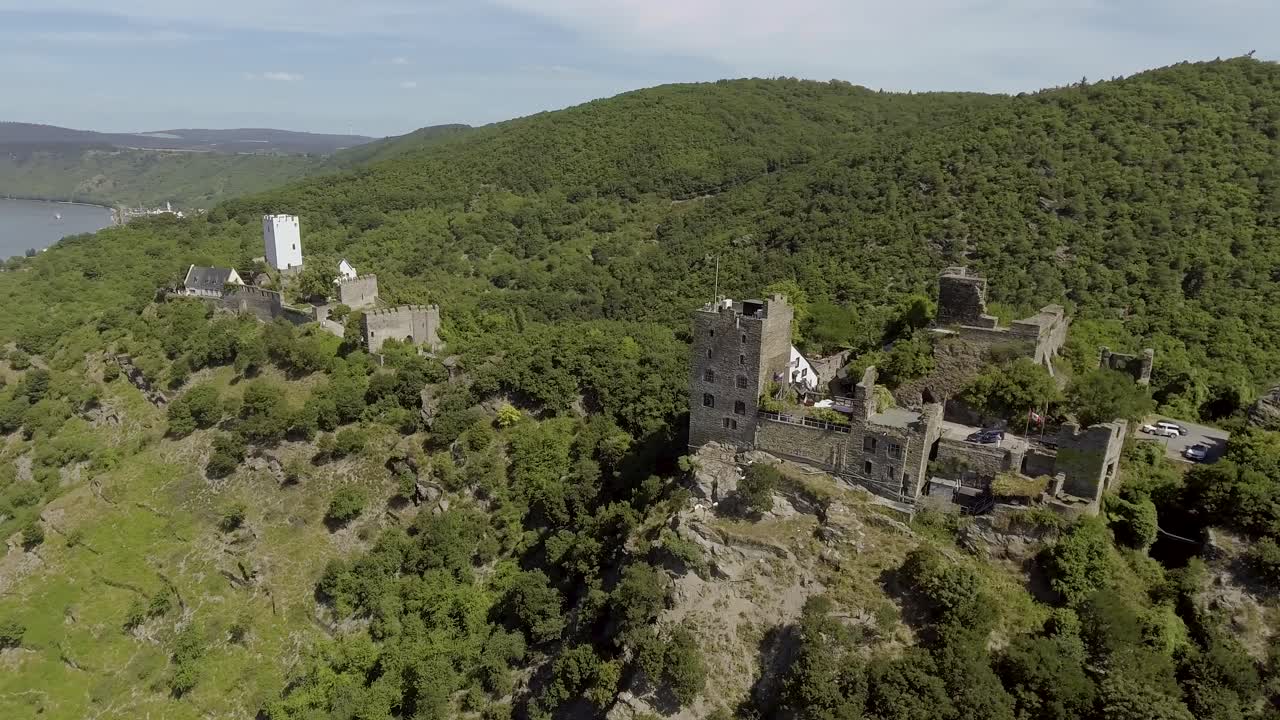 dos castillos desde el aire