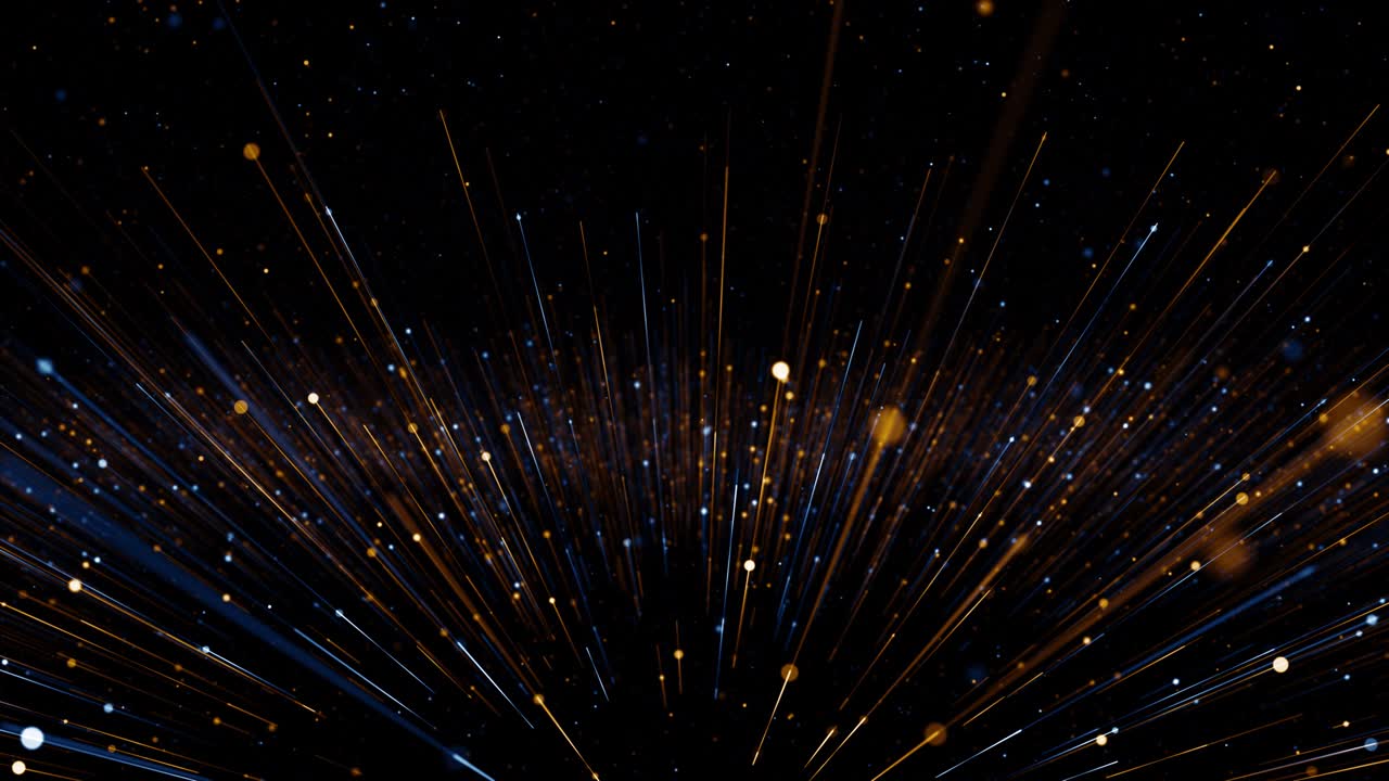 Particles dust abstract light bokeh motion titles cinematic background loop