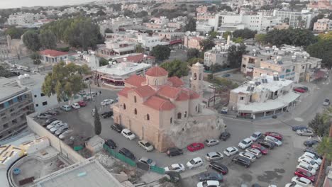 catedral en phapos, chipre - vista aérea