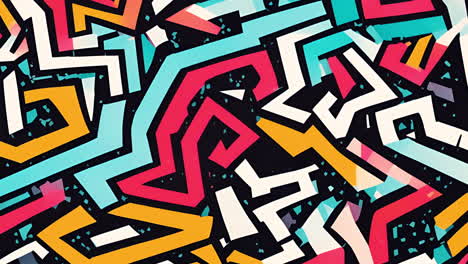 fondo de patrón geométrico abstractamente colorido