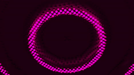 círculos punteados rosados fondo abstracto