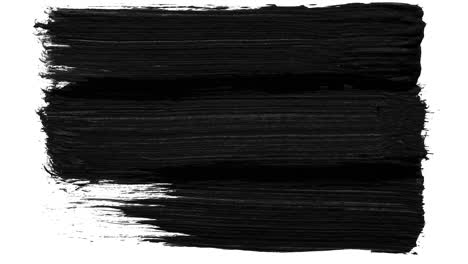 black and white paint strokes