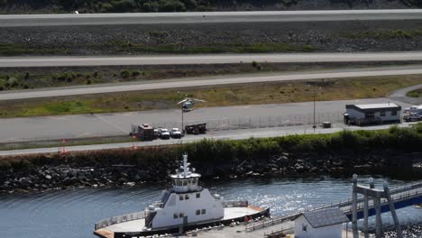 ketchikan international airport and ketchikan ferry terminal, gravina island, alaska