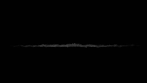 spreading yellow smoke (type 2), developing from thin line.