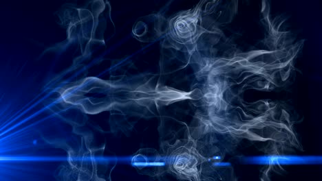 movimiento de luz de humo 4k