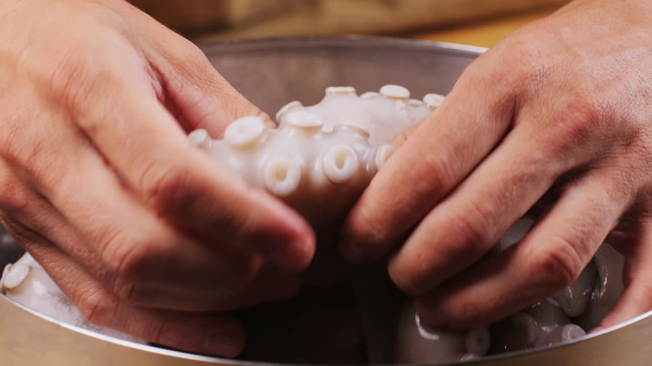 Preparing Octopus