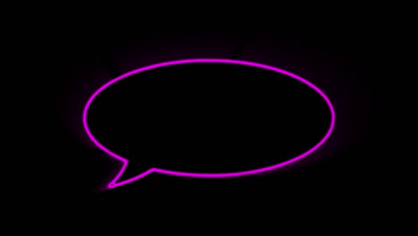 animated white outlined speech bubble, chat balloon icon. pictogram, comic book, anime. useful for web site, banner, greeting cards, apps and social media posts. chroma key, black screen background.