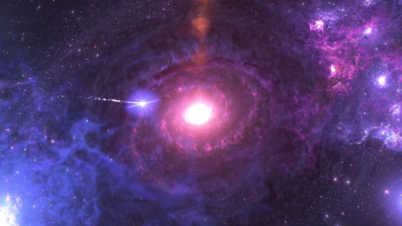 la nebulosa espiral cósmica