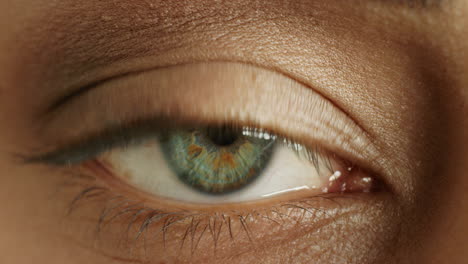 Cerrar-Macro-Ojo-Verde-Hermoso-Iris-Belleza-Humana-Natural-Concepto-De-Vista-Saludable