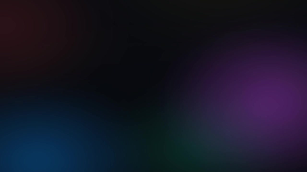 Abstract Background with Soft Glowing Multi-Colored Light Orbs