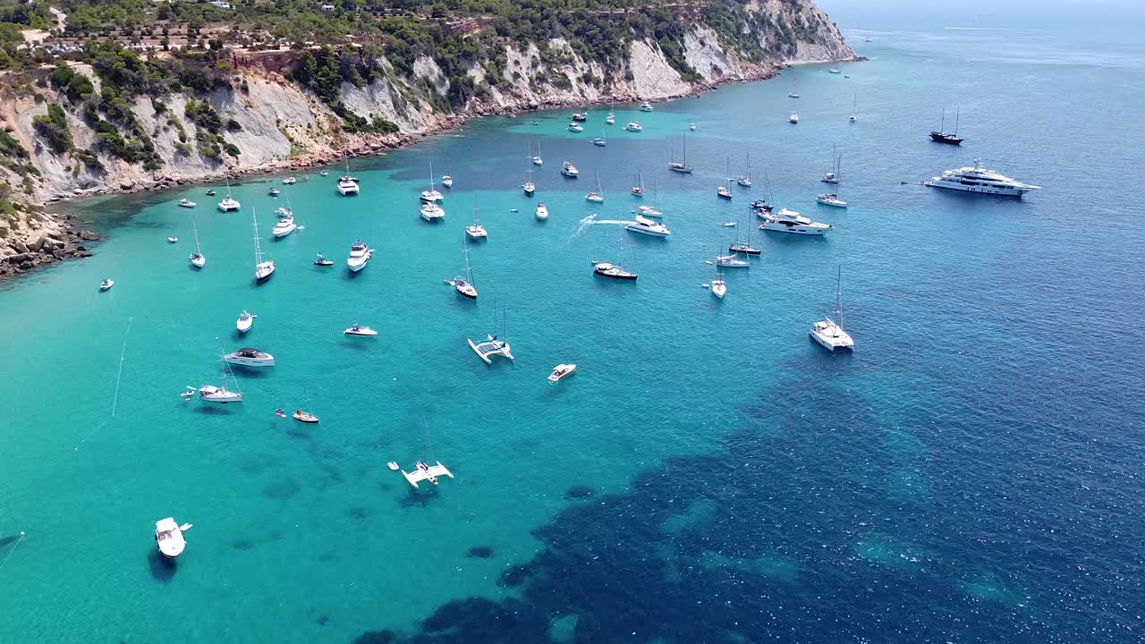 descripción general de vedella, ibiza, españa