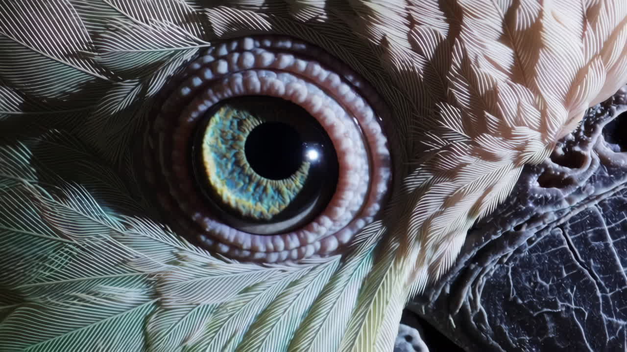 Close-up of a bird's eye
