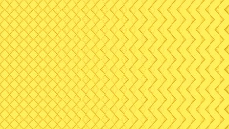 línea abstracta ángulo recto zigzag girar ilustración en movimiento color marrón sobre fondo amarillo animación de bucle sin costuras 4k con espacio de copia