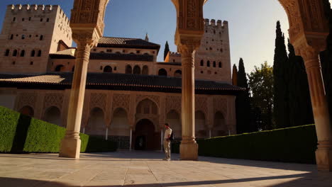 exploring the alhambra palace in spain