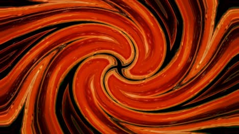 movimiento de mármol de patrón circular único con hermosas líneas fractales coloridas.
