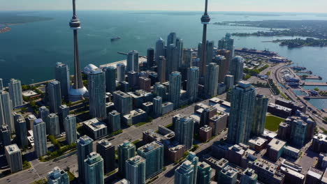 Toronto Cityscape Aerial View