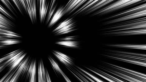 japanese comic material. speed line, effect line, concentration line. cartoon concentrated line loop animation. manga speed frame. black and white radial lines. high speed.