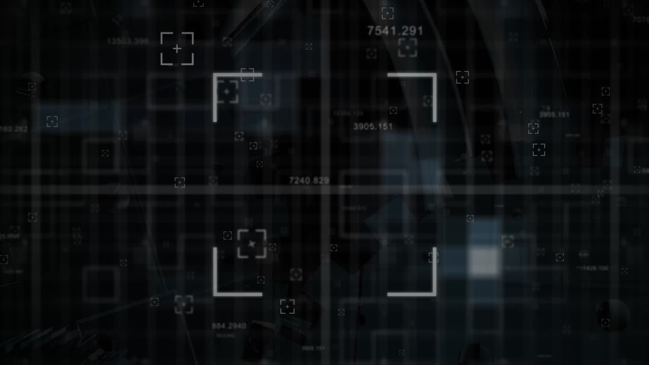 Animation of mathematical equations on black background