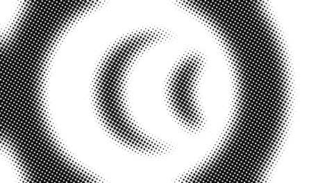 half tone of many dots, computer generated abstract background, 3d render backdrop with optical illusion effect