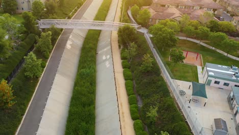 Stevenson-Ranch,-California-Flood-Control-Channel