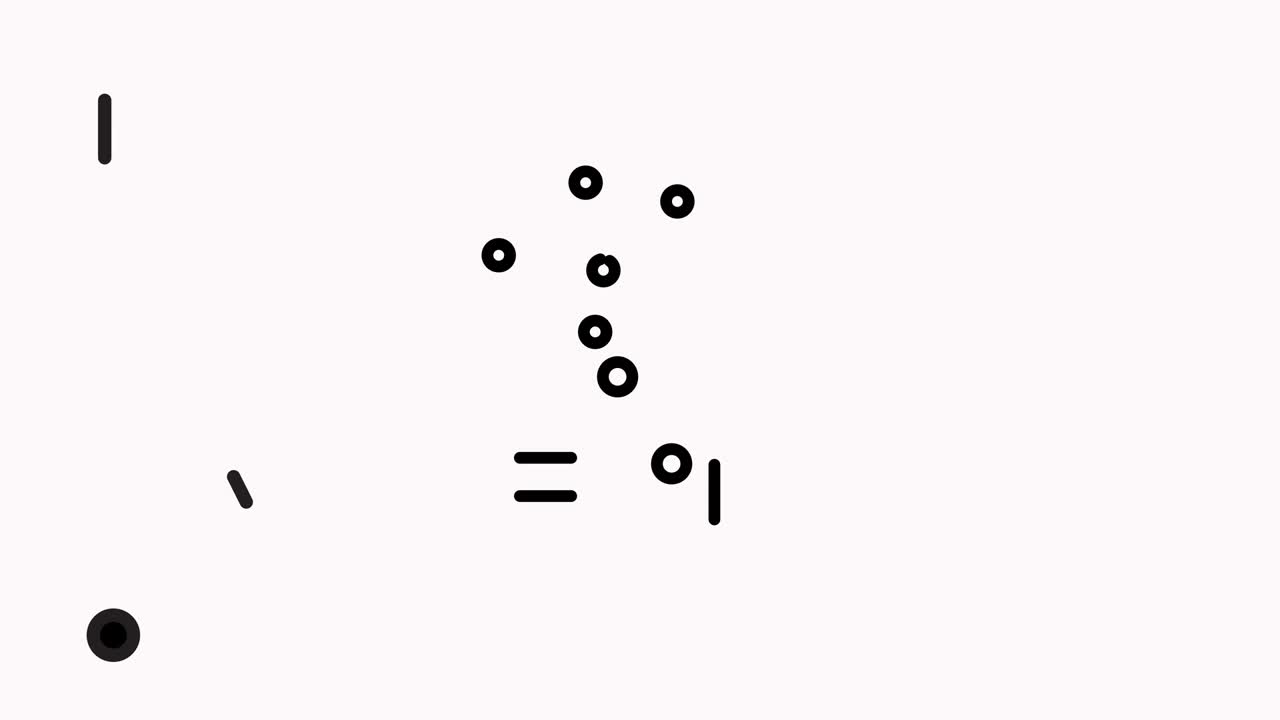 animación de icono de línea de inteligencia artificial con alfa