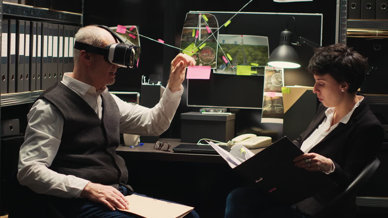 People in office using virtual reality technology