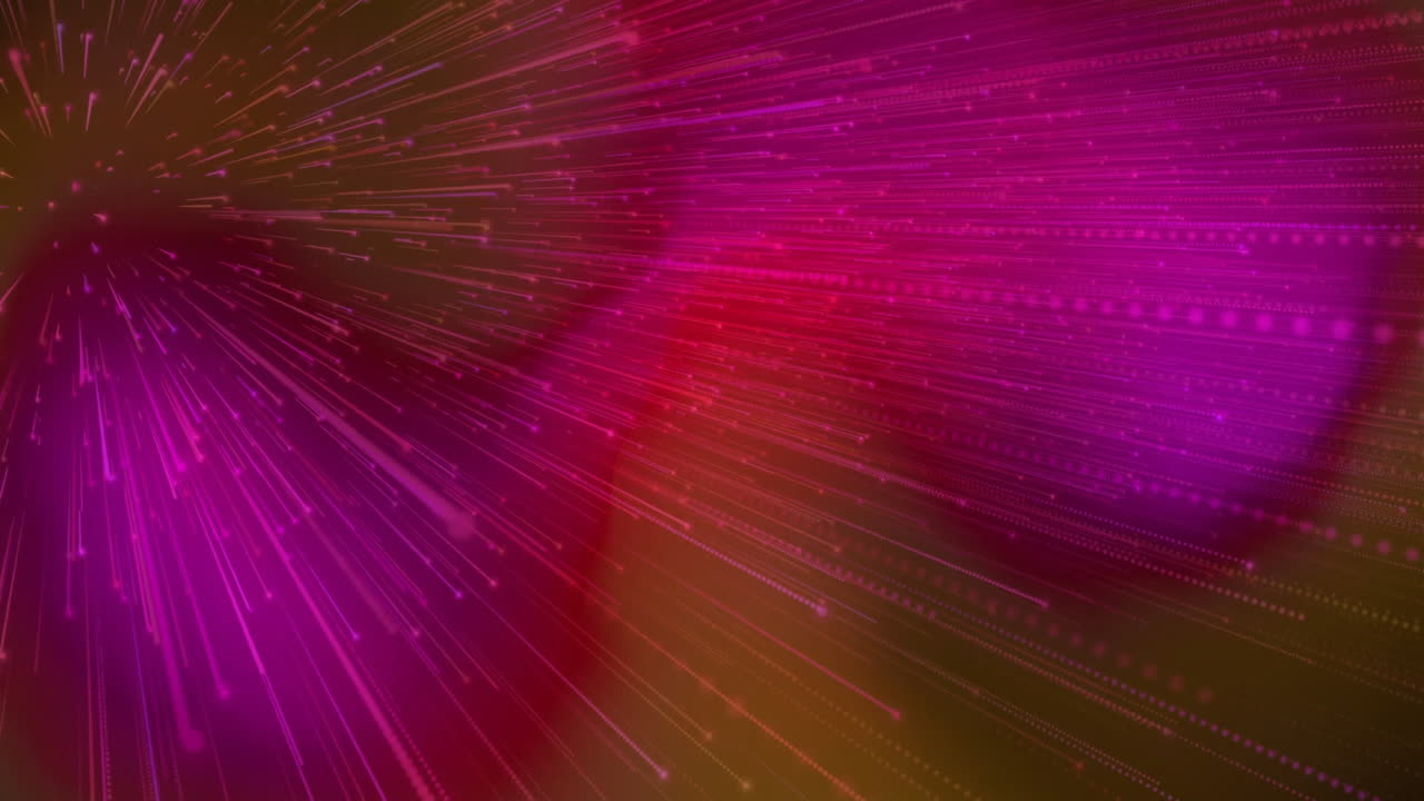 Animation of vibrant pink and purple light streaks creating dynamic abstract pattern