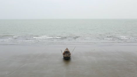 isolated on deserted beach