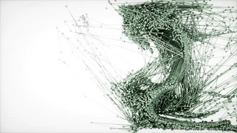 network data flow / molecular behavior.