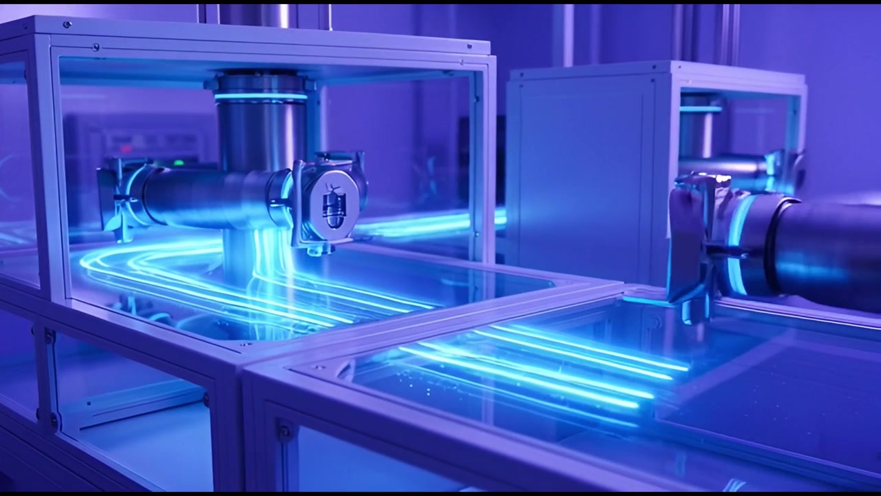 Futuristic Data Flow in a High-Tech Processing System