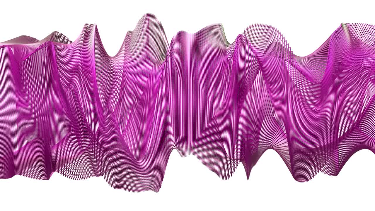 4k geometría ondulada abstracta.