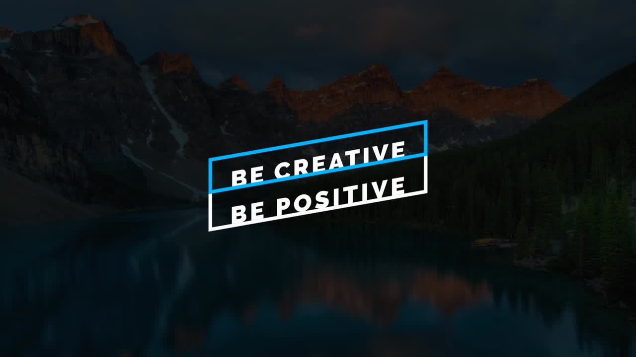 Motivational Quotes Over Stunning Mountain and Lake Landscape