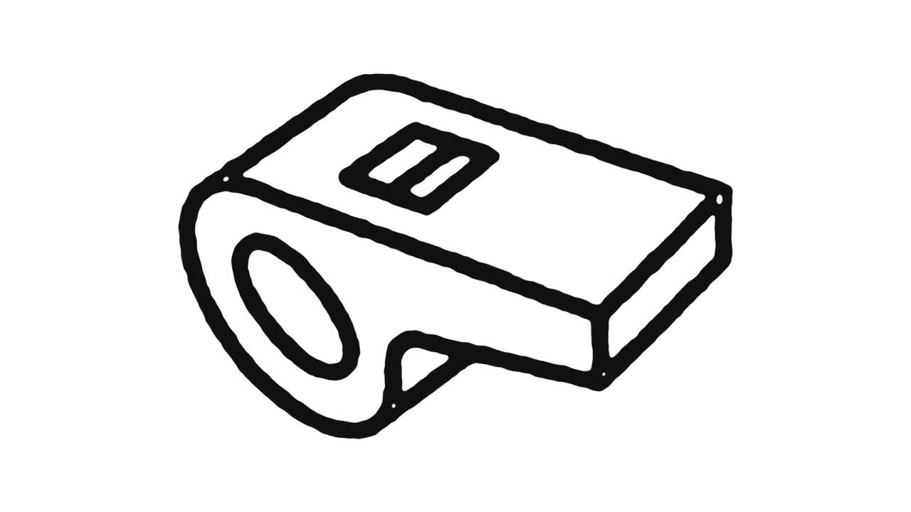 imágenes de animación del icono de silbido y canal alfa