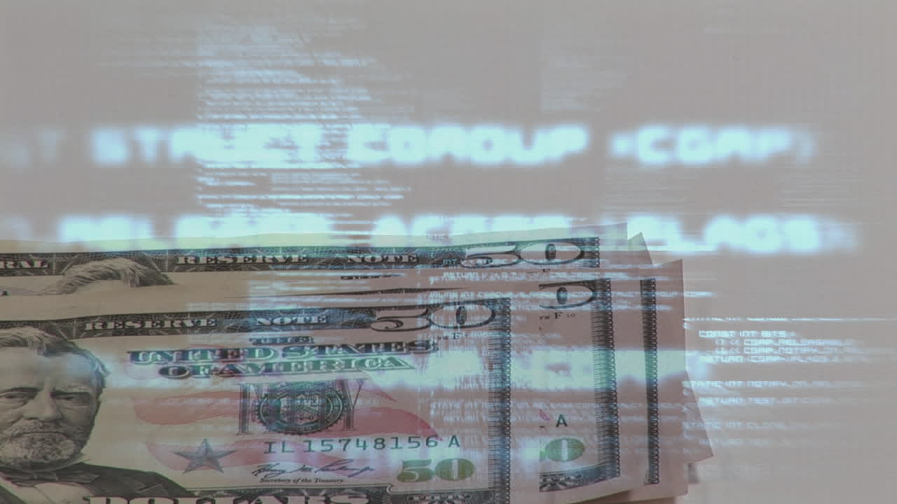 달러 지폐 를 계산 하는 것