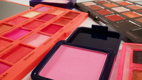 colorful makeup palettes