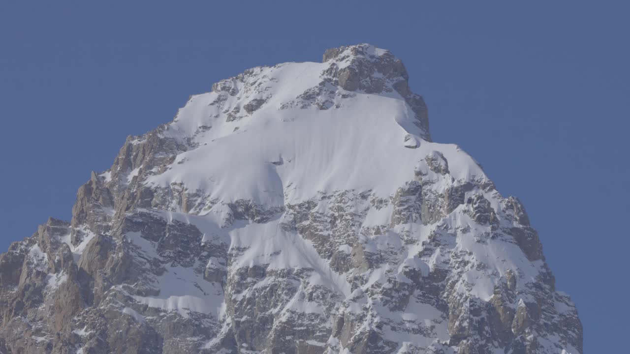 снимок вершины большого тетона в национальном парке большой тетон